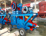 乌干达客户玄武岩破碎生产线