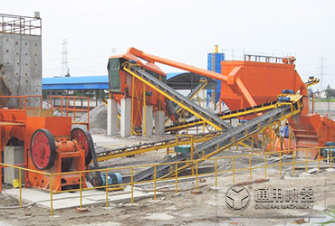 湖北黄冈青石破碎生产线