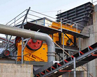 印度时产200吨玄武岩破碎生产线