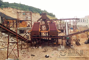 陕西花岗岩混凝土用料生产线