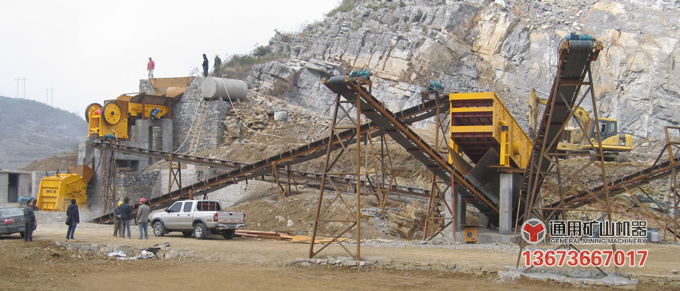 郑州通用机器环保砂石生产线案例