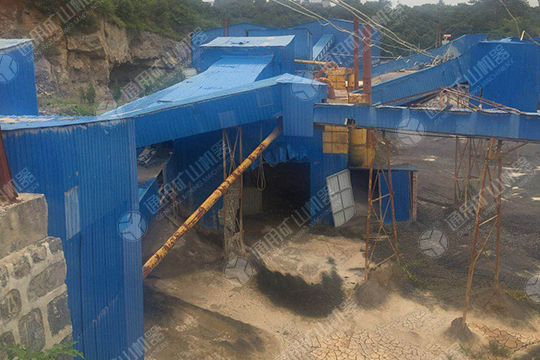 砂石生产线出尘设施