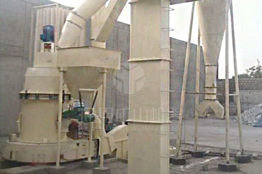 非洲赞比亚时产3吨石灰石磨粉生产线