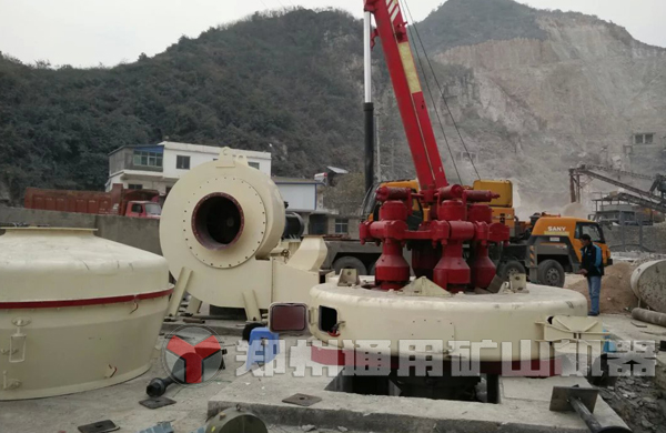 贵州安顺175欧版磨粉机安装现场图解