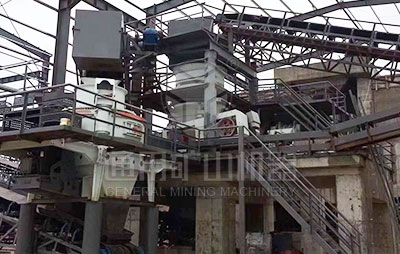 制砂生产线现场